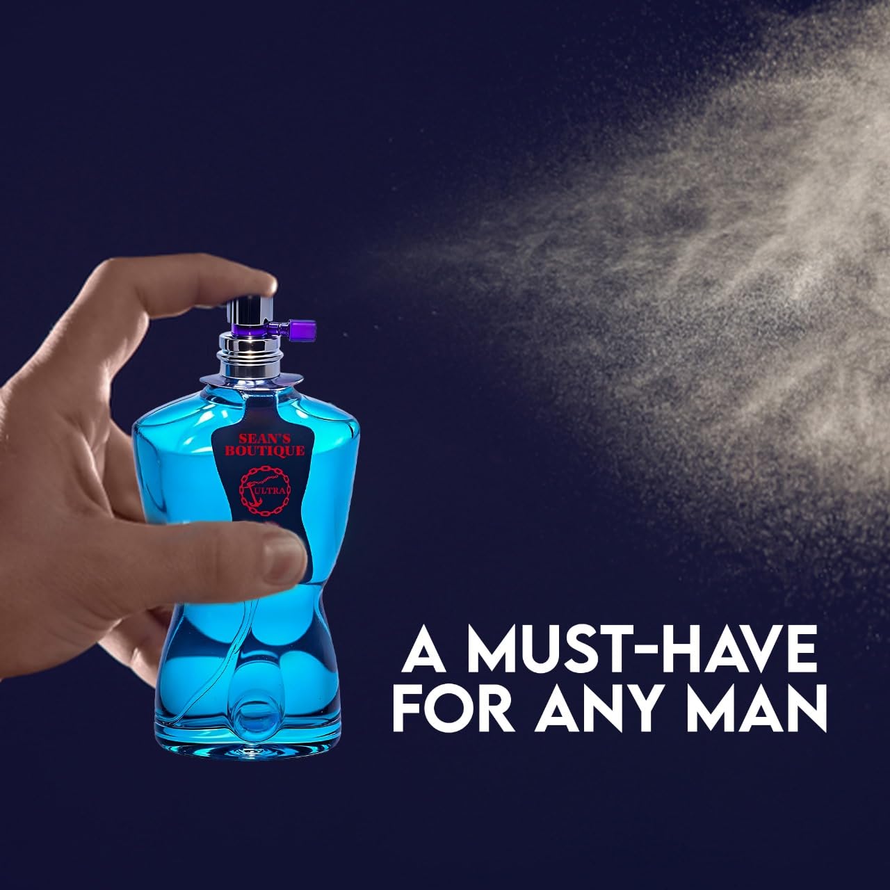 3Pack Men Cologne Sean's Boutique Series Eau De Parfume Spray with Woody Floral & Fruity Scent Perfume Gift Set Day to Night Luxury Fragrances