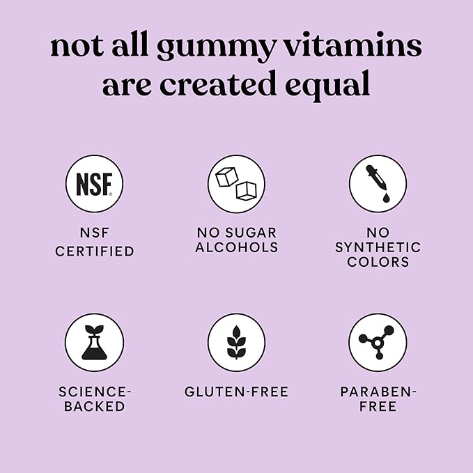 Lemme Glow Collagen Gummies for Thick Hair, Strong Nails & Healthy Skin with Multi-Collagen Peptides, Biotin, Trace Minerals, Zinc, Vitamins A, C & E, Dairy & Gluten Free, Peach Flavor, 60 ct.