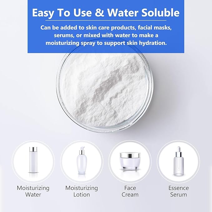 BAUTY JSEON Hyaluronic Acid Powder,Hyaluronic Acid Powder for Skin Care, Water Soluble,Anti-Aging Skincare,Moisturizing Facial for Men and Women