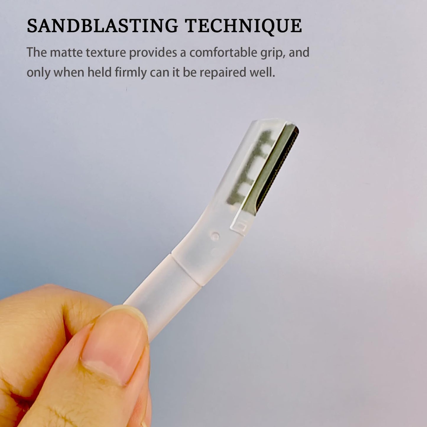 Eyebrow Razors Sets, 2PCS Razor with Protective Cover, 1PCS Scissor, Facial Hairs Peach Fuzz Removal, Face Shavers (Clear)