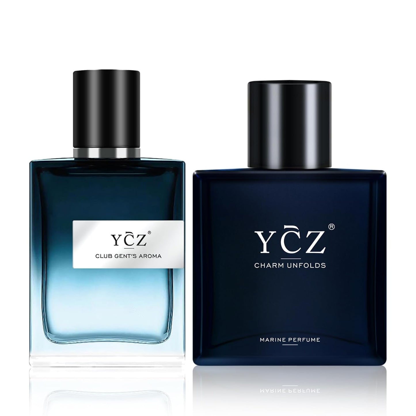 Ycz Eau de Parfum Ocean Club Perfume Set, 1.7oz Bottle Premium Men's Paefum, Long Lasting Woody Citrus Scent, is Perfect for Holiday Gifts, Dates, Everyday Life, and Parties, Christmas Gifts Ideal