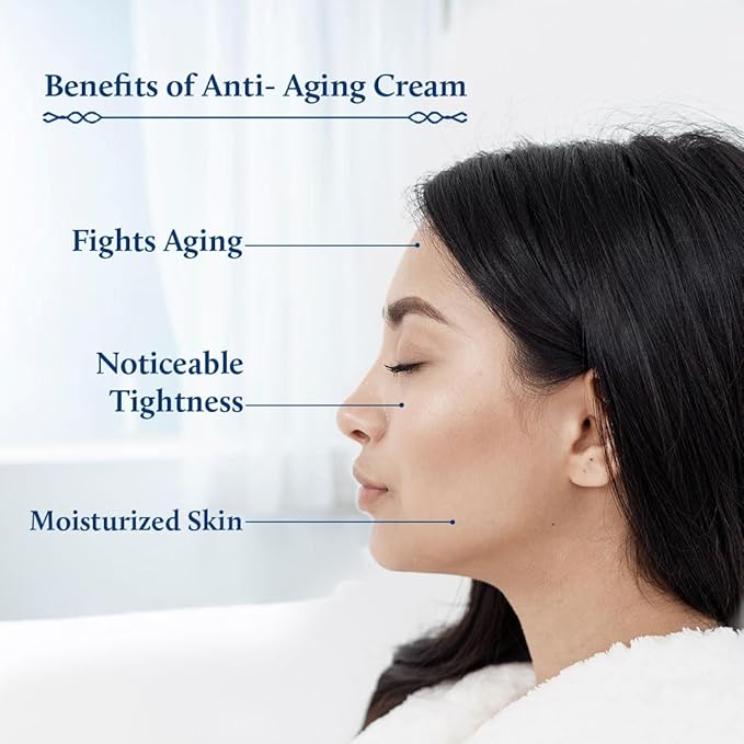 Blue Nectar Manjistha Vitamin C Face Serum for Anti Wrinkle & Skin Firming (1FlOz) Along with Anti-Aging Face Moisturizer for Women for Deep Moisturization (1.76 Oz)
