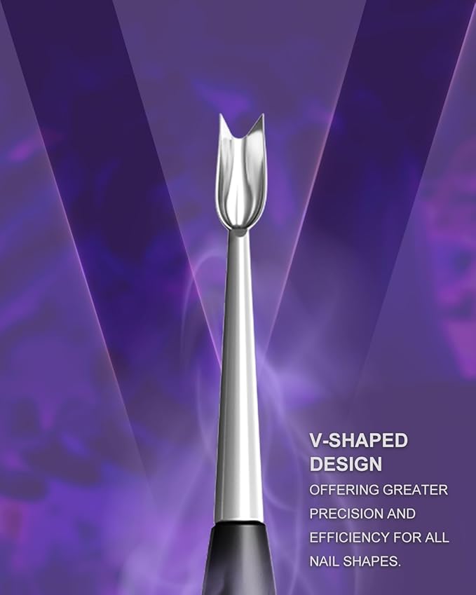 Cuticle Remover Cutter Fork for Cuticle, Hangnail, Side Nails