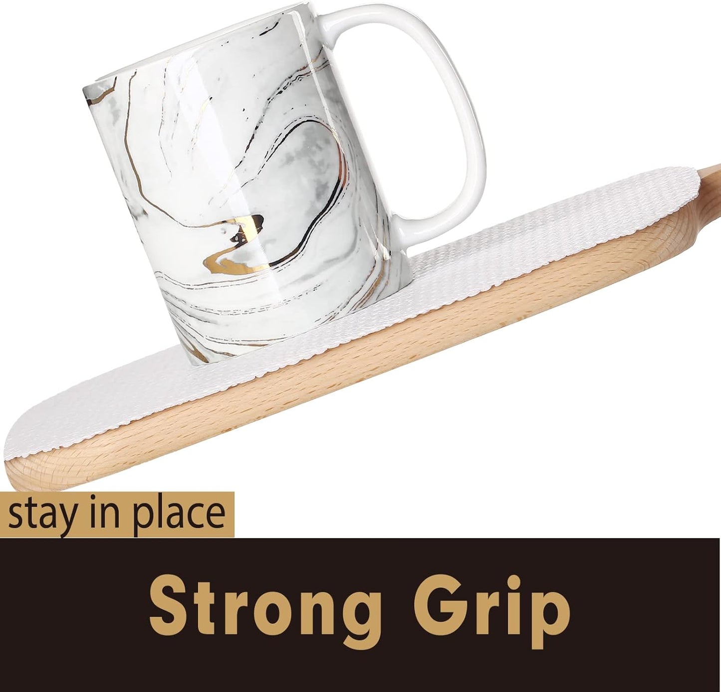 Premium Drawer and Shelf Liner for Cabinet, Non Adhesive Liner for Kitchen, Strong Grip Non Slip Shelf Liners for Kitchen Cabinets, Storage, Drawers, Shelves, Kitchenware and Tableware