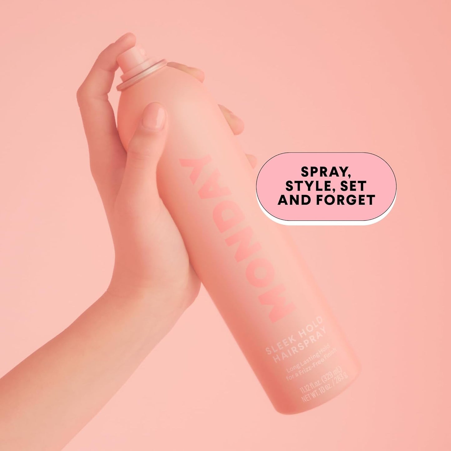 MONDAY HAIRCARE SLEEK HOLD Hairspray for long-lasting finish 329 mL