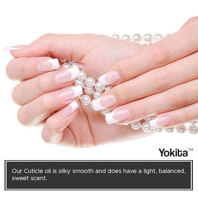 Premium Brush On Cuticle Oil Milk and Honey Natural Healing Infused, Soothes and Moisturizes Cuticles with Vitamin E 0.5 oz (Peppermint)