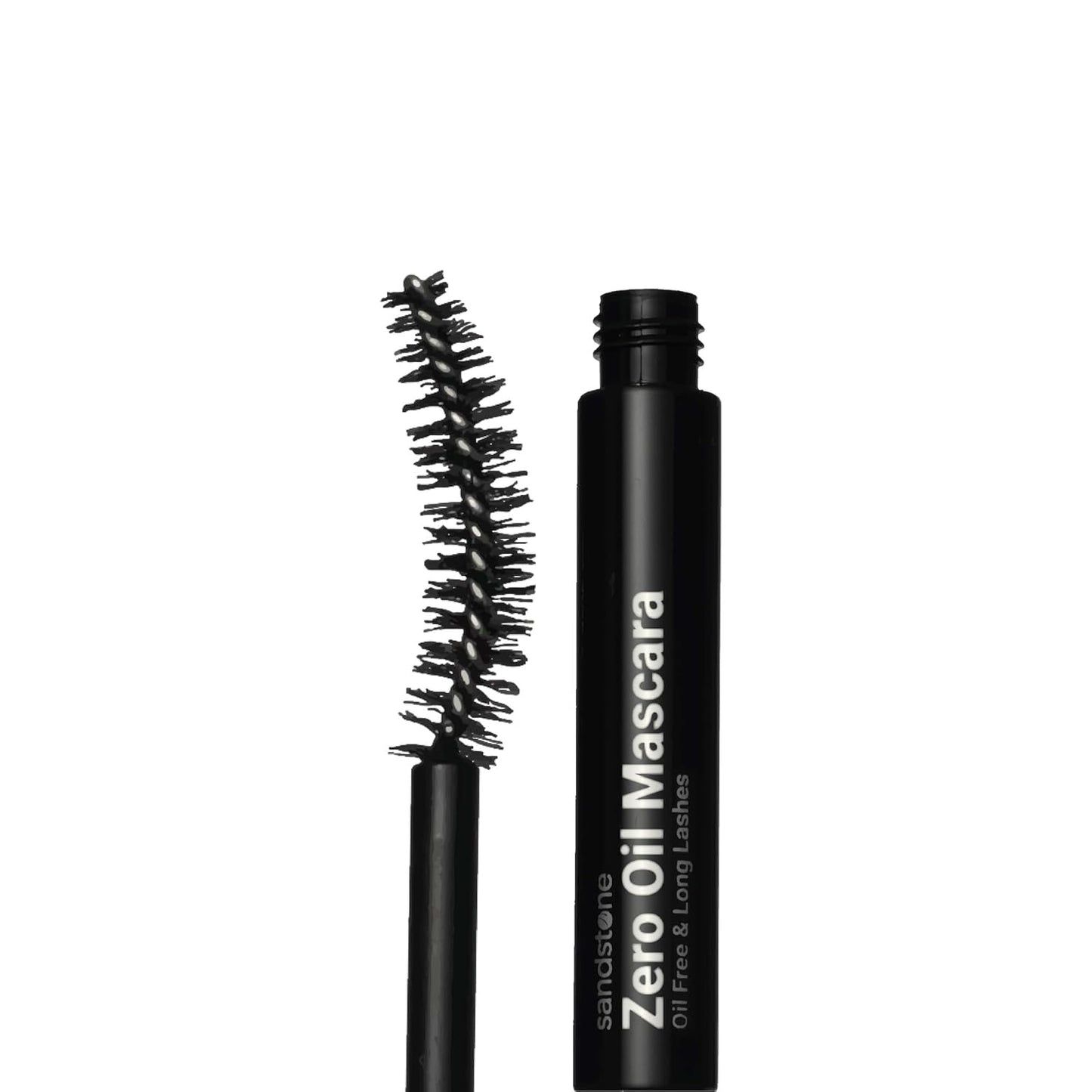 Sandstone Scandinavia Zero Oil Hypoallergenic Mascara Sensitive Eyes - Smudge-Proof, Lengthening and Defining - Fragrance Free, Vegan, Non Toxic - Oil Free and washable