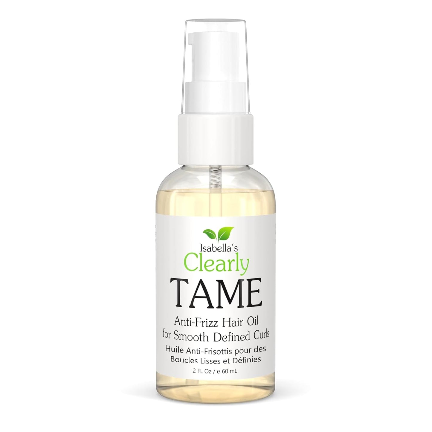 TAME Anti Frizz Smoothing Hair Styling Oil | Sulfate Free Leave In Hair Serum to Control Frizz, Add Shine for Curly, Frizzy, Dry Hair for Adults + Kids | Natural Hair Product Made in USA