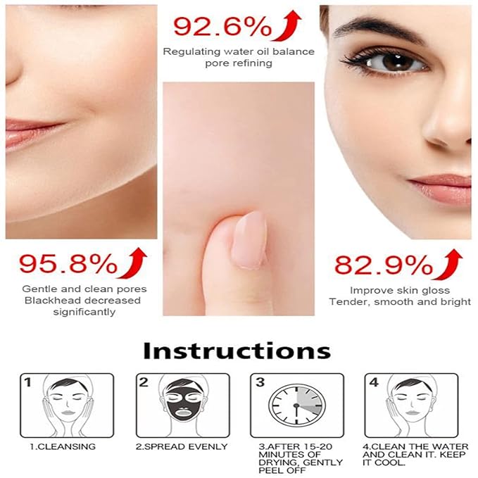 AICHUN BEAUTY Ice Cream Facial Wash Off Mud Mask Oil-Control Deep Cleaning Moisturizing Exfoliation Blackhead Skin Care 100g 3.38FL. OZ (GRAPE&COCONUT)