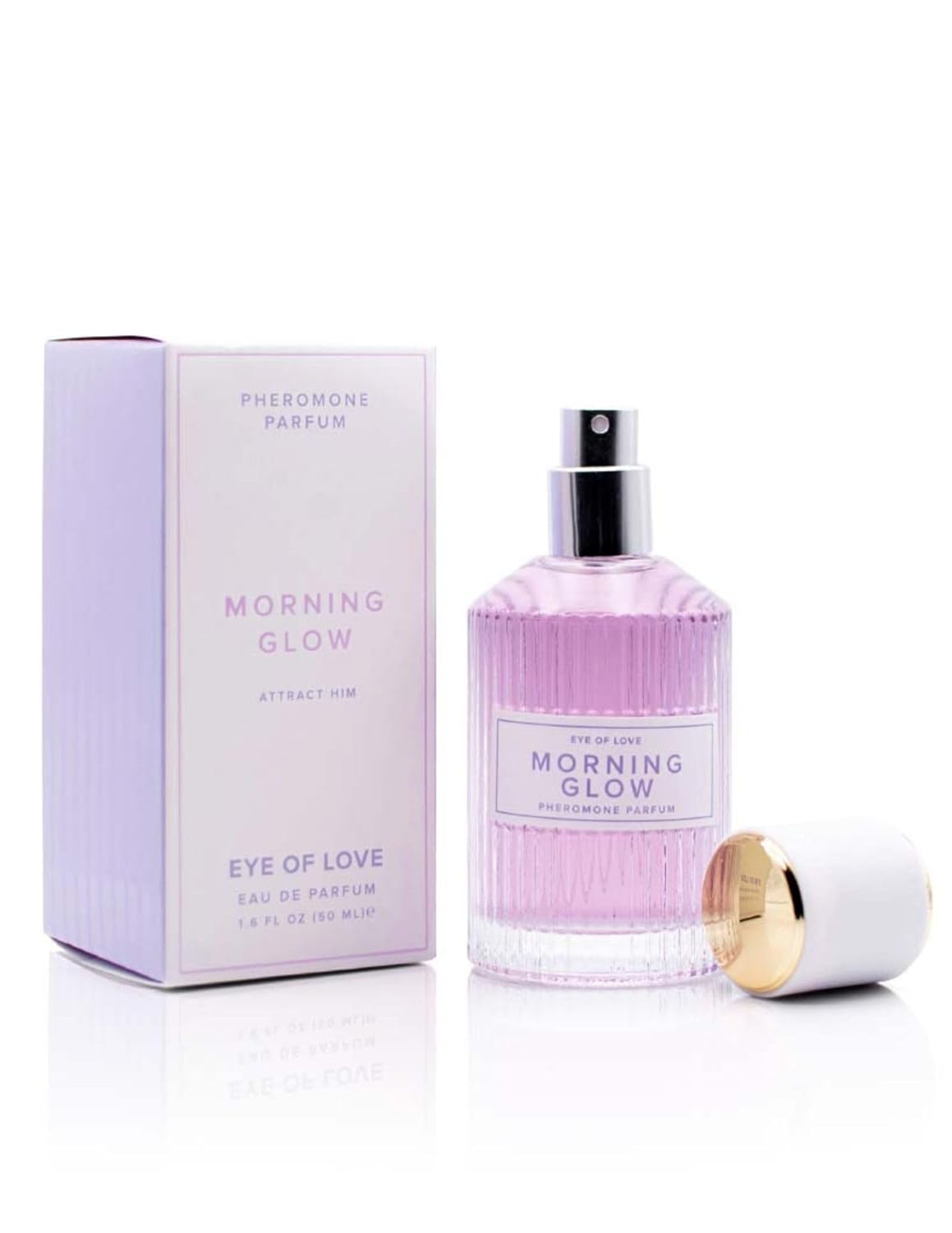 Eye of Love Morning Glow Pheromone Perfume for Women - Fresh Floral Cologne with Jasmine Apple Musk Scent - Long Lasting Fragrances for Daily Confidence - 50ml