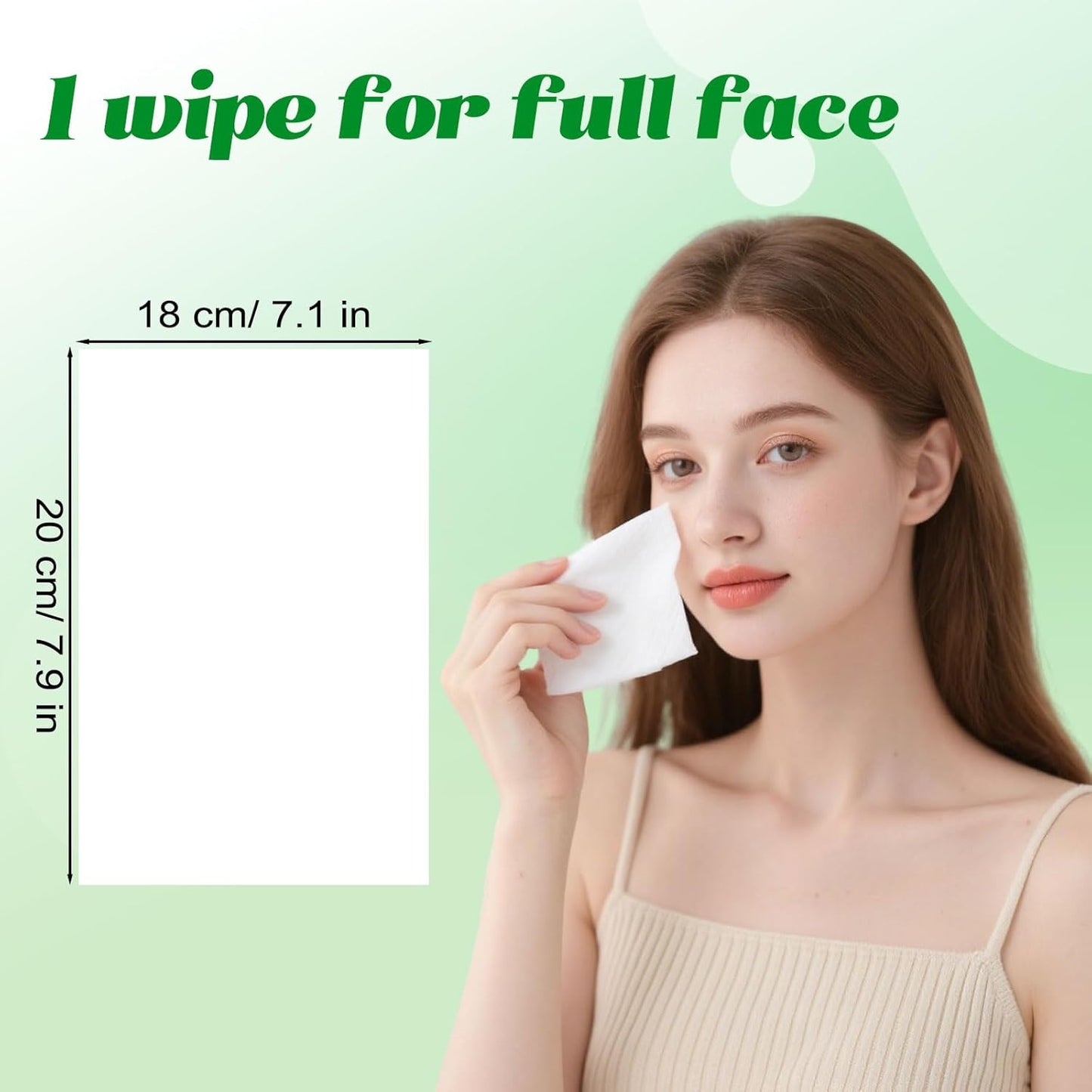 Makeup Remover Wipes Individually Wrapped, 60 Pcs Facial Cleansing Towelette Travel Size, Alcohol-Free, Gentle for Removing Makeup, Oil, Dirt