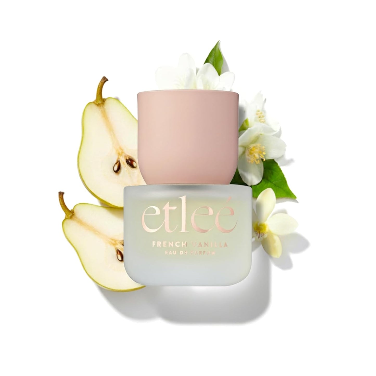 French Vanilla Eau de Parfum 1.01oz, Long Lasting Perfume Inspired by Kay Vanilla 28, Oriental Notes With Pear, Musk, Amber, Rose, Lily, Patchouli & Sandalwood, Luxury Fragrance for Women & Men