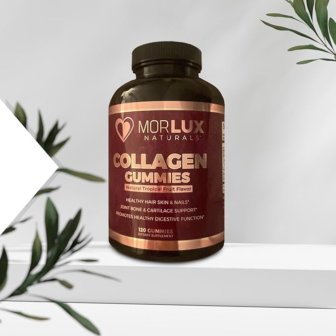 Collagen Gummies, Collagen Peptide Vitamin Gummies for Healthy Skin, Nails & Hair, Promotes Joint, Bone Health & Digestive Function, Dietary Supplement for Women & Men, 120 Gummies