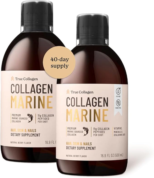 Liquid Marine Collagen 500 ml x 2 I 11g Collagen 40-Day Supply