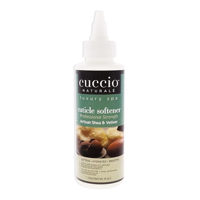 Cuccio Naturale Cuticle Softener - Artisan Shea and Vetiver for Women - 4 oz Treatment