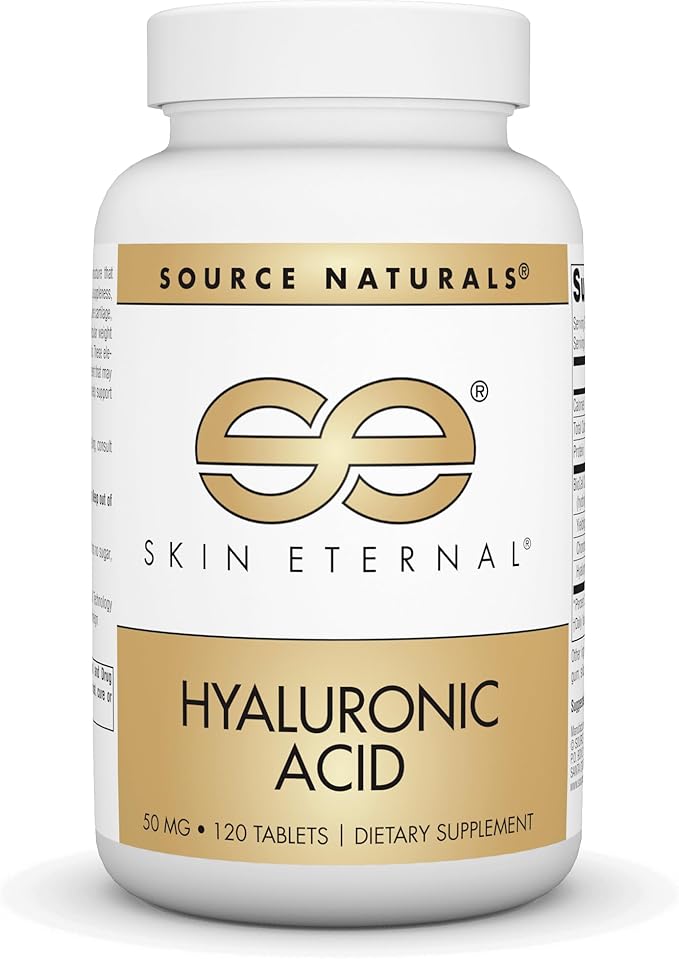 Source Naturals Skin Eternal Hyaluronic Acid, 50mg - 120 Tablets