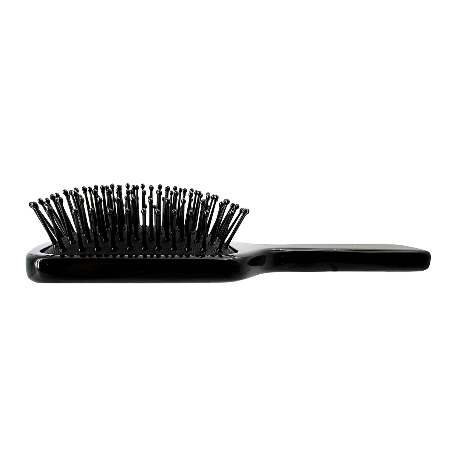 Phillips Brush Luxe Square Paddle Purse Sized Hair Brush, Sleek Black Color with Gold Accents – 7 inch Detangler Paddle Brush from the Luxe Series by Phillips Brush