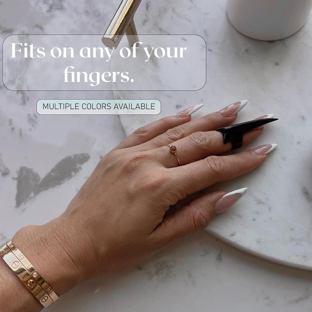 Quick Braid Aid Finger Parting Tool - Stainless Steel Stitch Braiding Tools for Durable Dreadlocks Wig & Installation of Weave Hair Human Extensions Beader Tools (Copper Color)