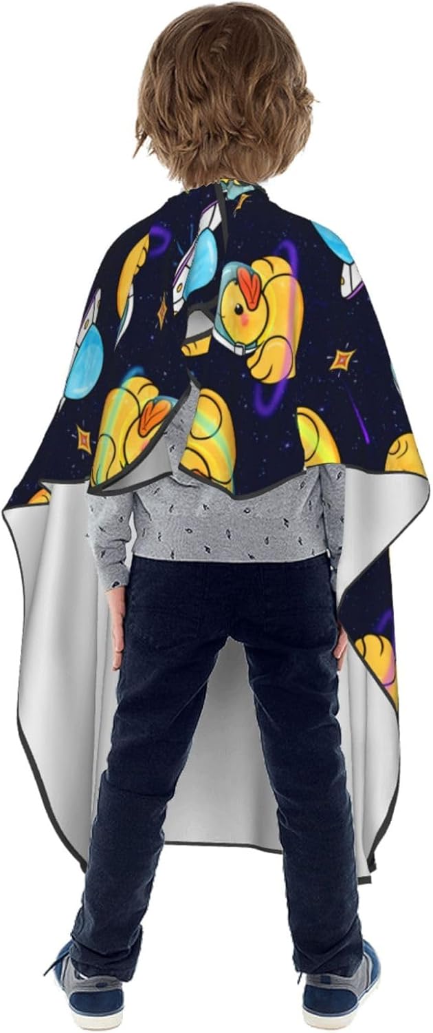Barber Cape for Kids Funny Duck Haircut Cape Professional Salon Cape Waterproof Hair Cutting Styling Haircut Apron