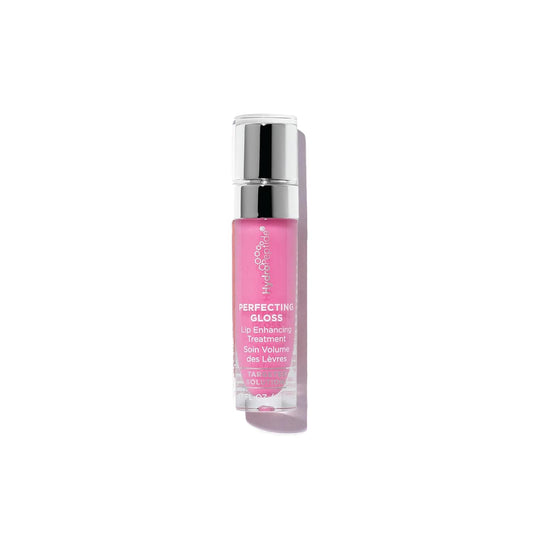 HydroPeptide Perfecting Gloss, Lip Plumping Gloss & Hydrating Treatment, Volumizing Collagen-Boosting Enhancer with Hyaluronic Acid & Peptides, Palm Spring Pink, 0.17 Ounce