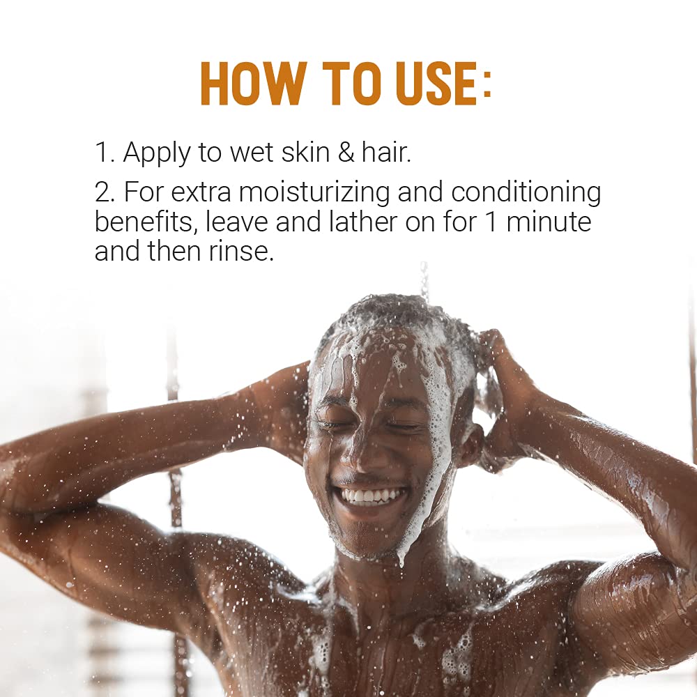 Woody's 3-in-1 Shampoo, Conditioner, & Body Wash for Men, Travel-Size, Refreshing All-in-One Hair & Body Cleanser, 1.7 fl oz, 2 Pack