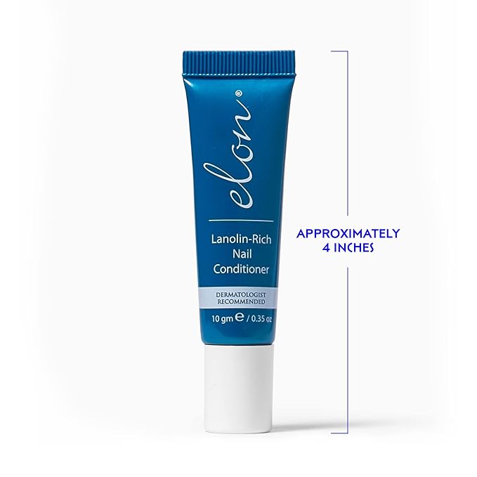 Elon Lanolin-Rich Nail Conditioner, Strengthens Nails & Nail Growth (10g tube, 2 Pack)