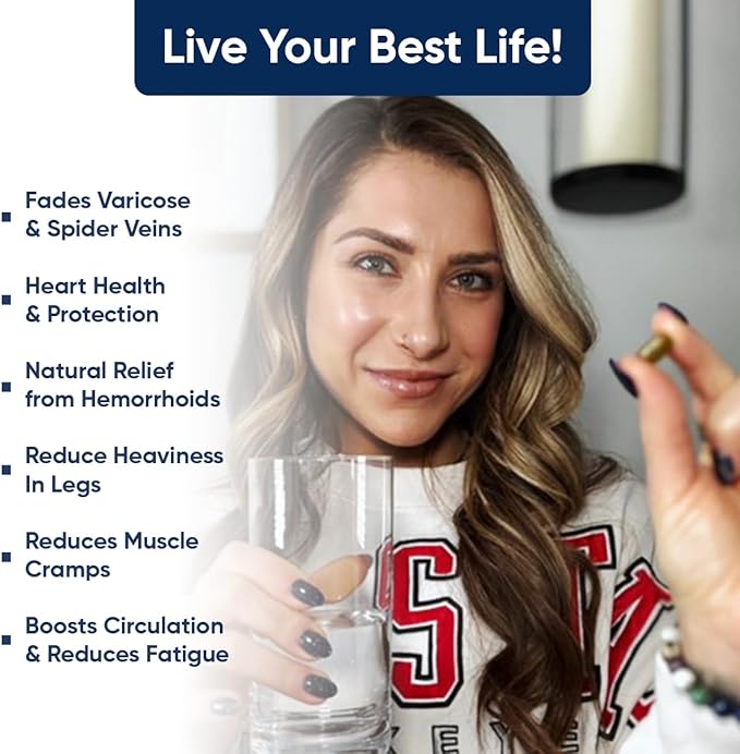 Advanced Vein Care Kit of America's 1st Ashwagandha Cream & Reduce Varicose Veins & Boost Circulation with 60 Easy-to-Swallow Ayurvedic Tablets of Ashwagandha, Punarnava, Turmeric & Triphala