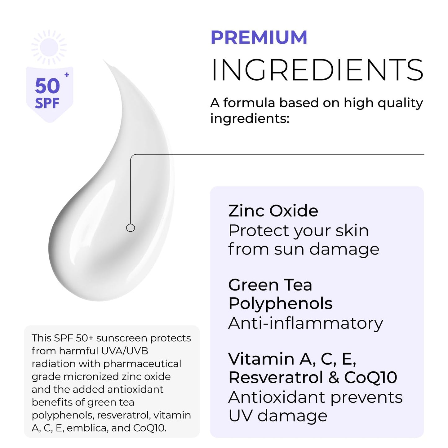 Mineral Sunscreen SPF 50 Face & Body Clear Sunscreen for Face Zinc Oil-Free Non-Comedogenic Sensitive Skin Sunblock Men & Women Broad Spectrum – Nova Derm Institute (1 fl oz)