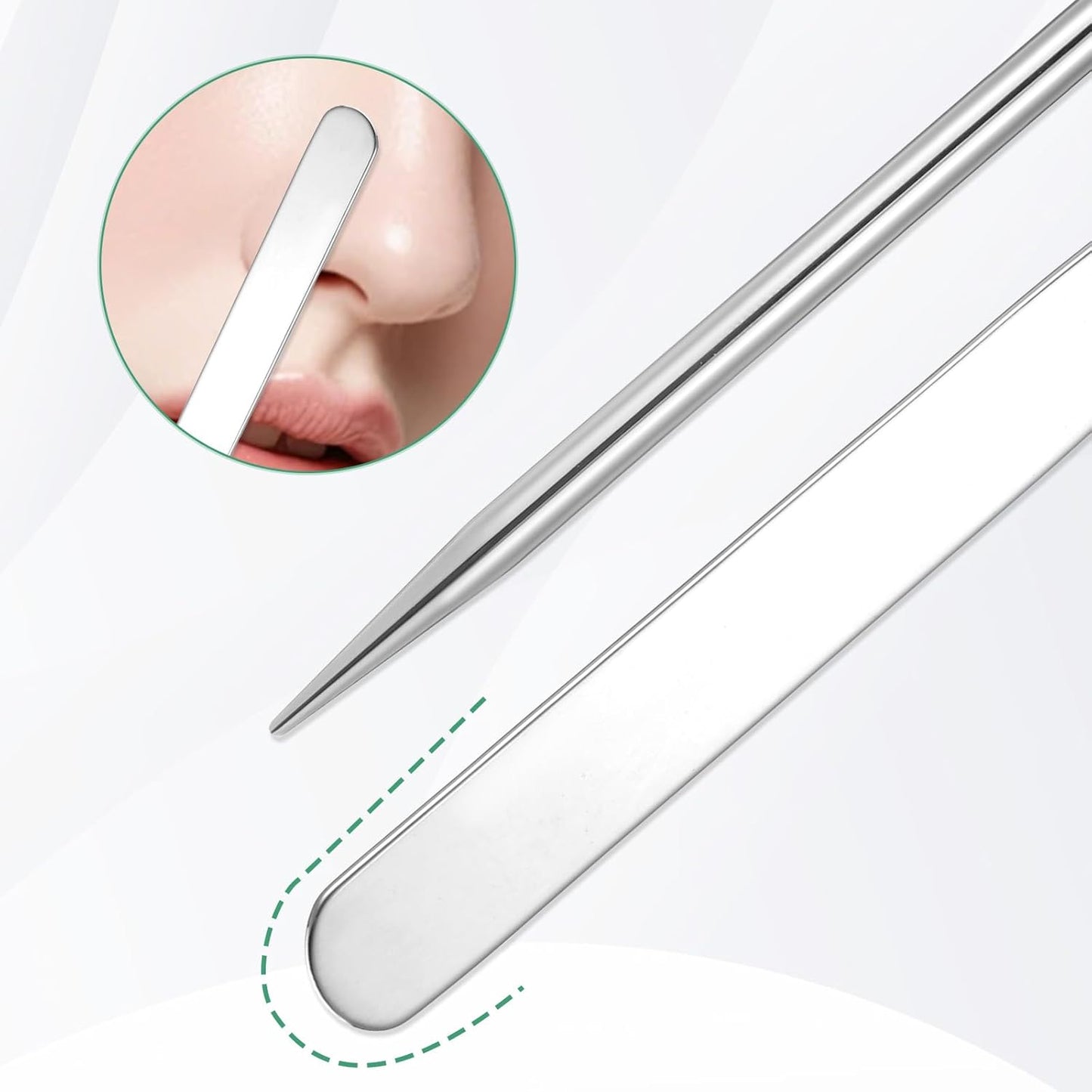 3 Pcs Metal Makeup Spatula Applicator Foundation Spatula Kit Stainless Steel Cosmetic Spatulas Beauty Face Cream Applicator Double Edged Face Mask Spatulas for Application Foundation