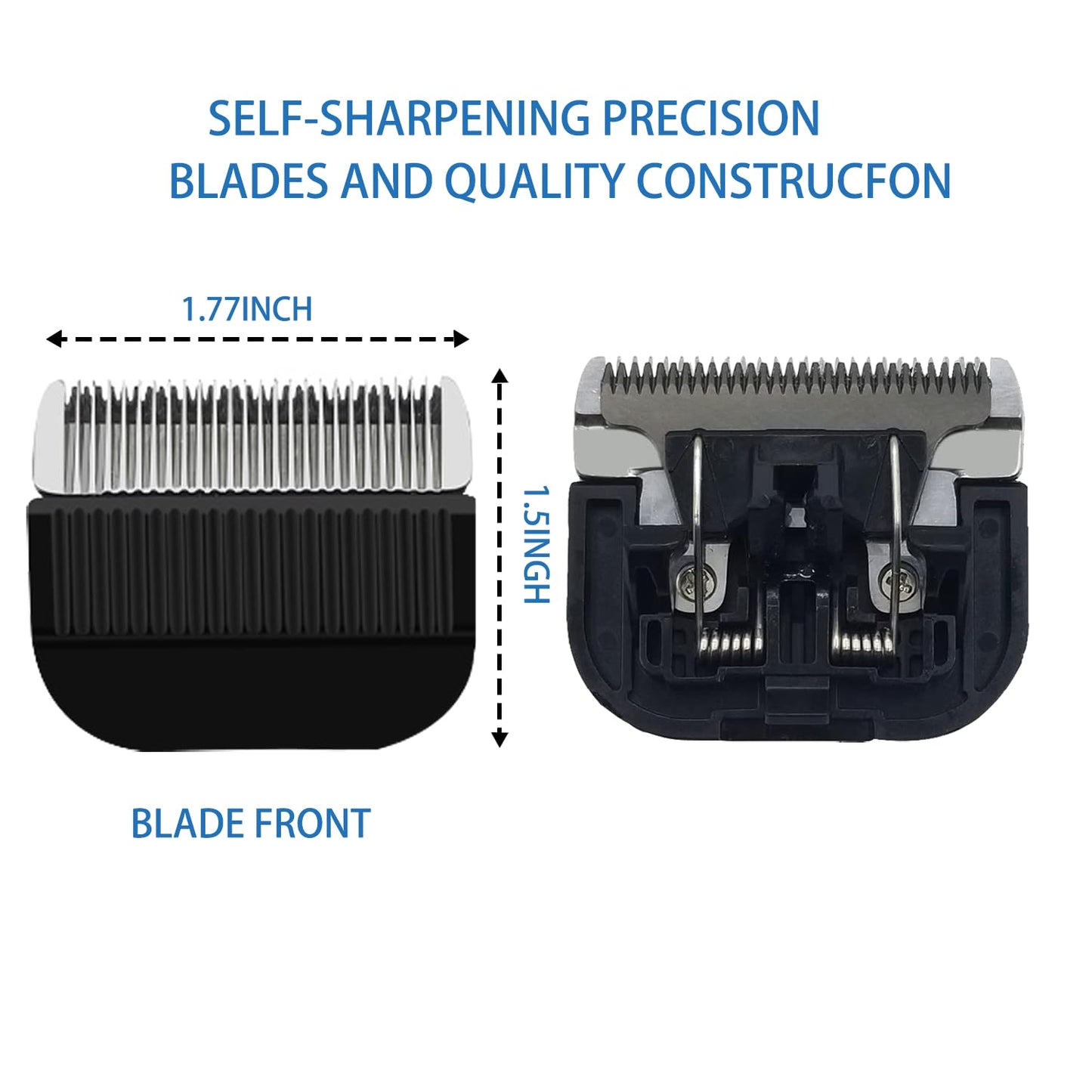 2 Pcs Hair clipper Detachable Replacement Blades, Compatible with wahls Models 6275LP/9179/9590/9590/9591/9639/96459649LP/9655/79434/79434/79003/79005-MODEL 216779005-MODEL 2167767 Hair Clippers