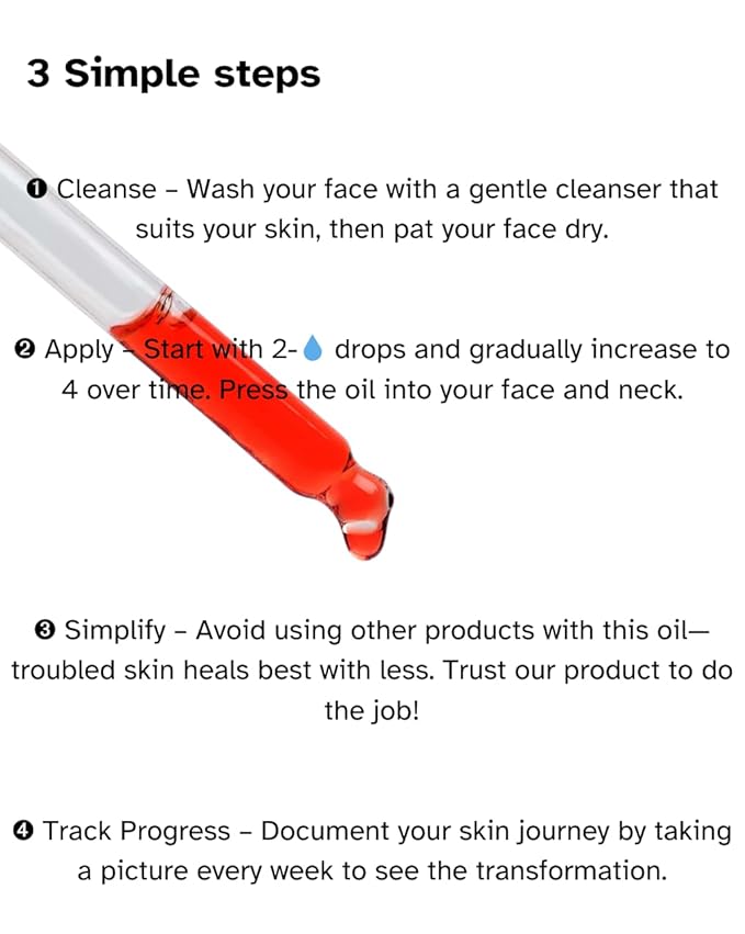 Goodbye to Breakout Face Elixir – Hydrating Face Oil for Women | Natural, Cruelty-Free, Plant-Based Vitamin C Oil for Oily & Troubled Skin + Acne-Prone Skin Treatment | Handcrafted in USA – 1.69 fl oz