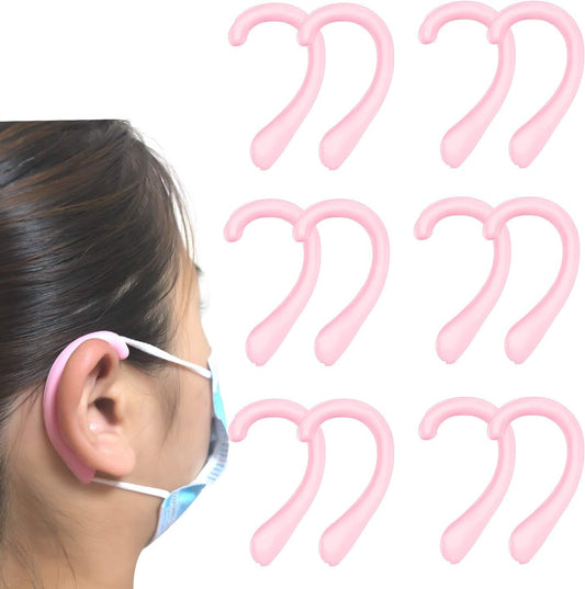 Ear Protectors Anti-Slip Silicone Soft Earloop Relieve Ear Discomfort Silicone Earmuffs