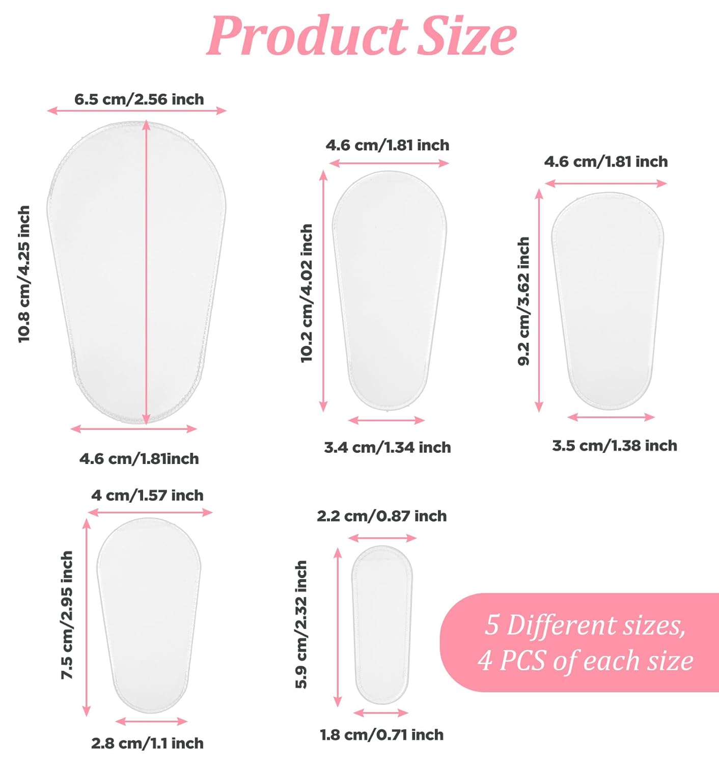 20pcs Make Up Brush Cover,Transparent Makeup Brush Protector, Durable and Lightweight, Dust-Proof Makeups Brushes Cover, Perfect for Travel and Storage, 5 Sizes