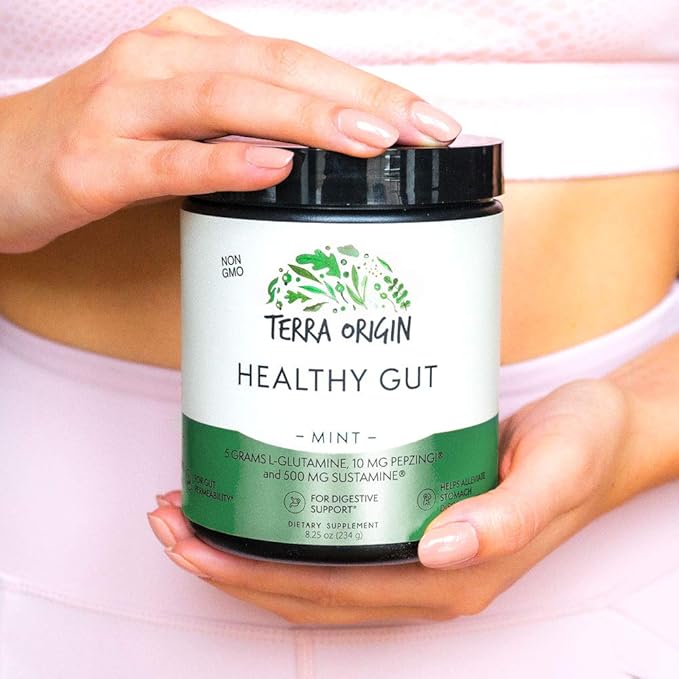 TERRA ORIGIN Healthy Gut Mint Flavor |30-Servings with