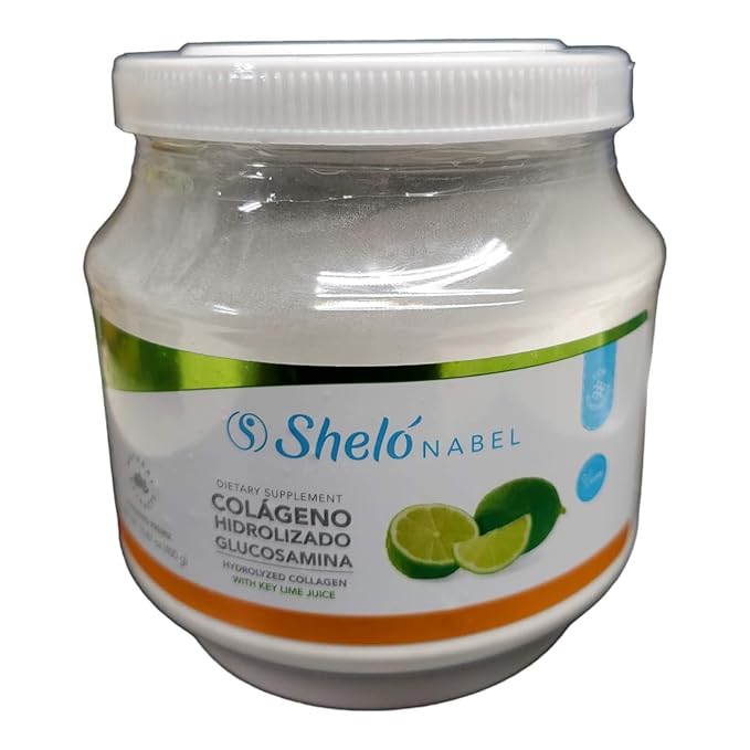 Colageno Limon Shelo Nabel Polvo/Collagen Lemon Powder Coyunturas Huesos Dolores Reumaticos, 15.87 oz