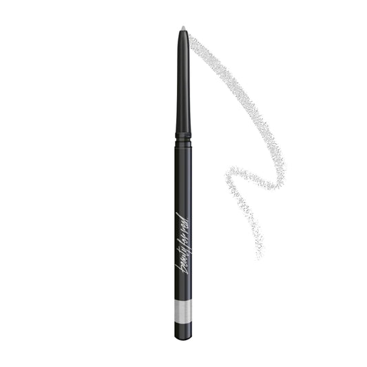 Beauty For Real I-Line 24-7 Eyeliner, Totally Titanium - Striking Silver Metallic - Long-Wearing, Waterproof Gel Formula - Safe for Sensitive Eyes & Contact Lens Wearers - 0.01 oz