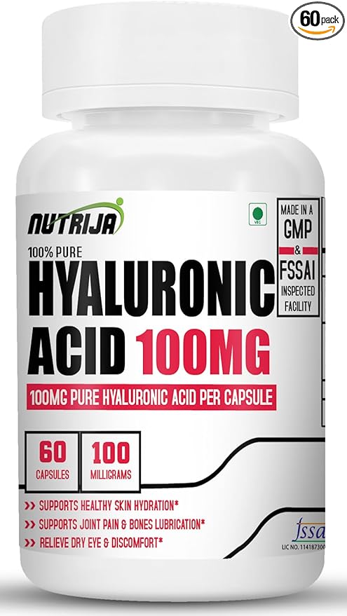Hyaluronic Acid 100mg - 60 Capsules