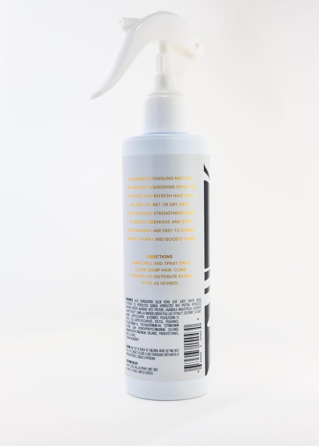 Hydrating Detangling Mist, Leave-in Hair Conditioner with Chia Seed Oil & Baobab Protein, 8 Fl oz