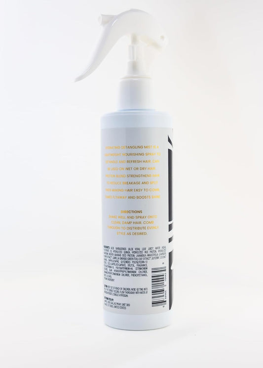 Hydrating Detangling Mist, Leave-in Hair Conditioner with Chia Seed Oil & Baobab Protein, 8 Fl oz