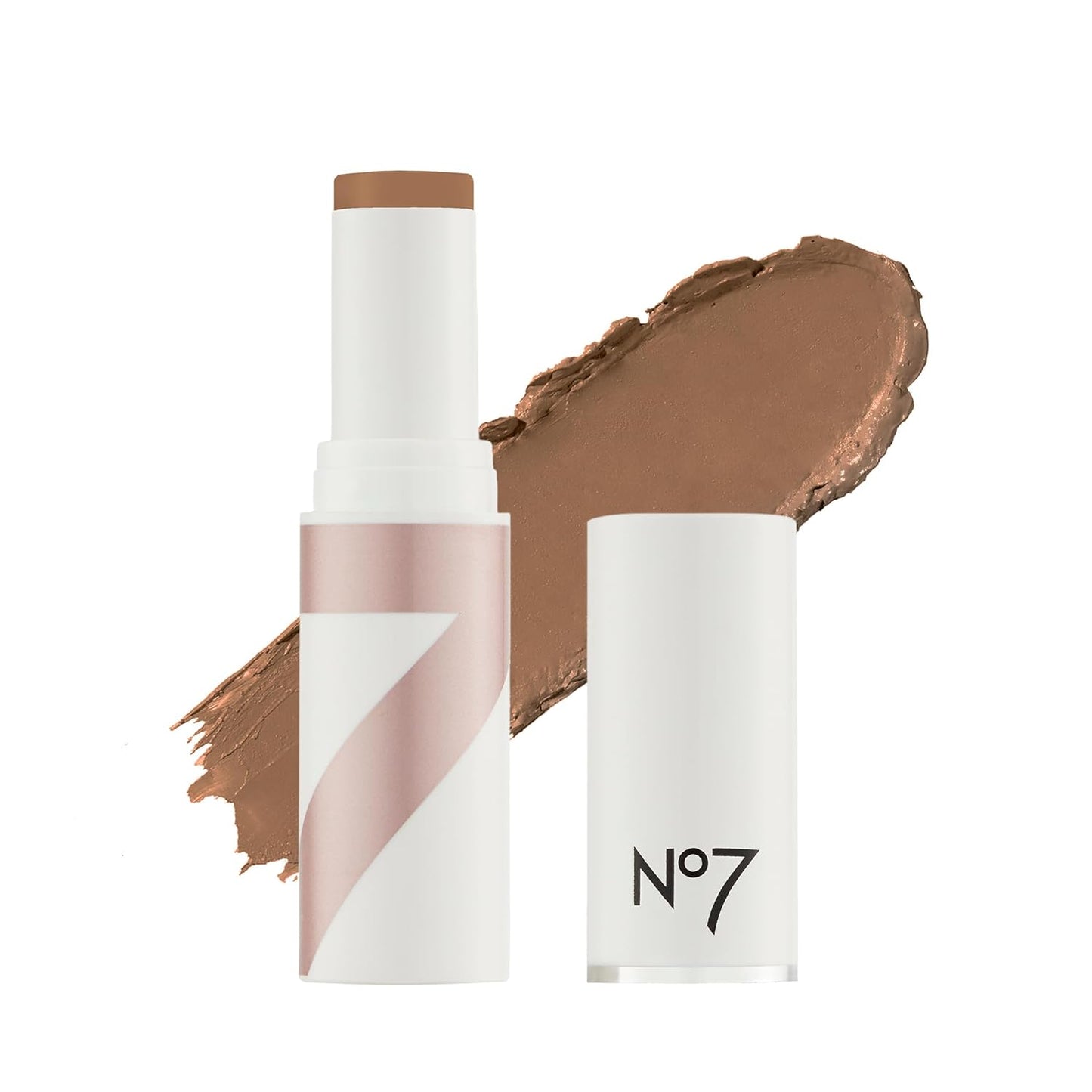 No7 Stay Perfect Foundation Stick - Deeply Bronze - Non-Drying Makeup Foundation with Hydrating Squalene - Coverage for Up to 18 Hours (10g)