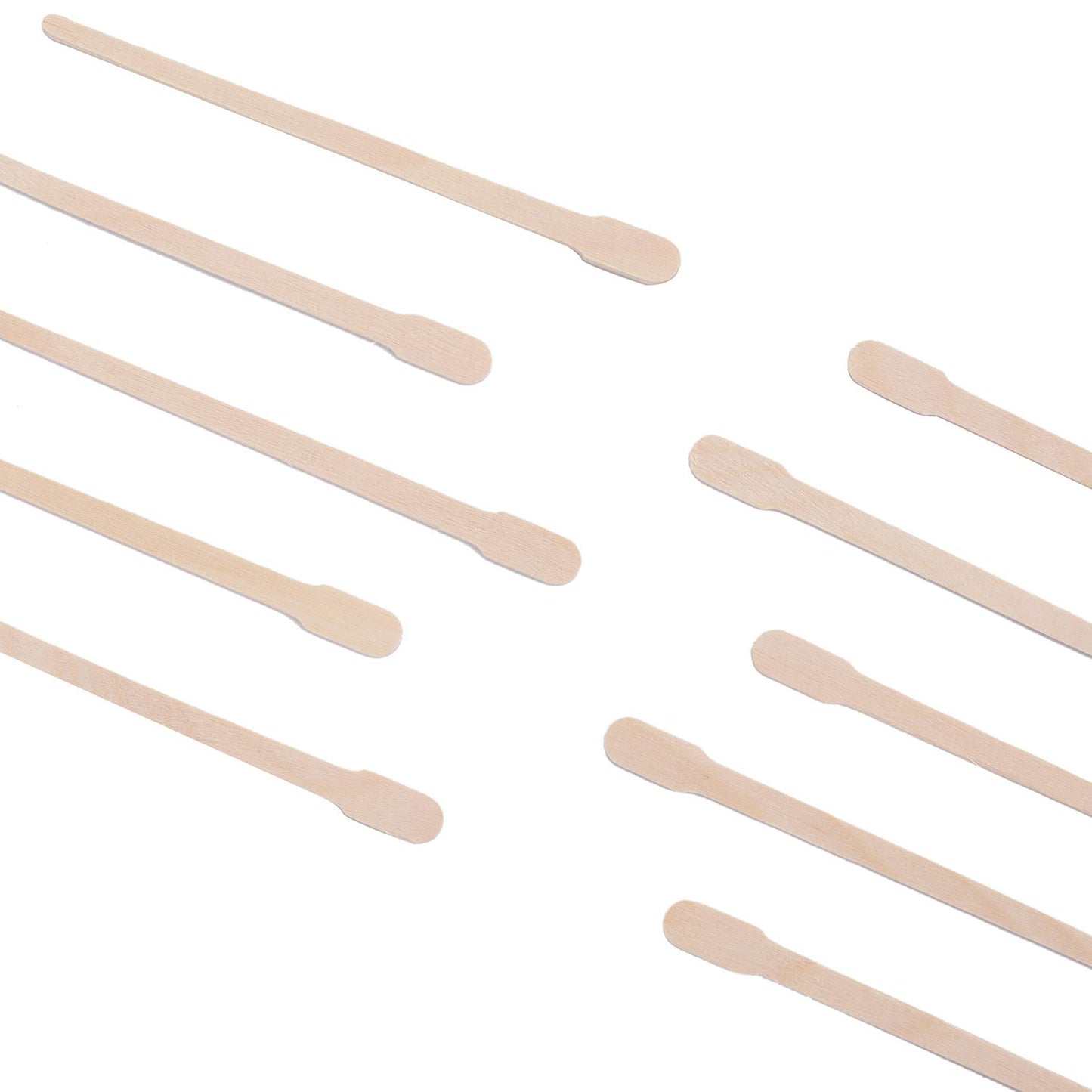 Hedume 2000 Pack Wax Spatulas Whaline Wood Waxing Applicator Sticks Small for Hair Removal Eyebrow Body