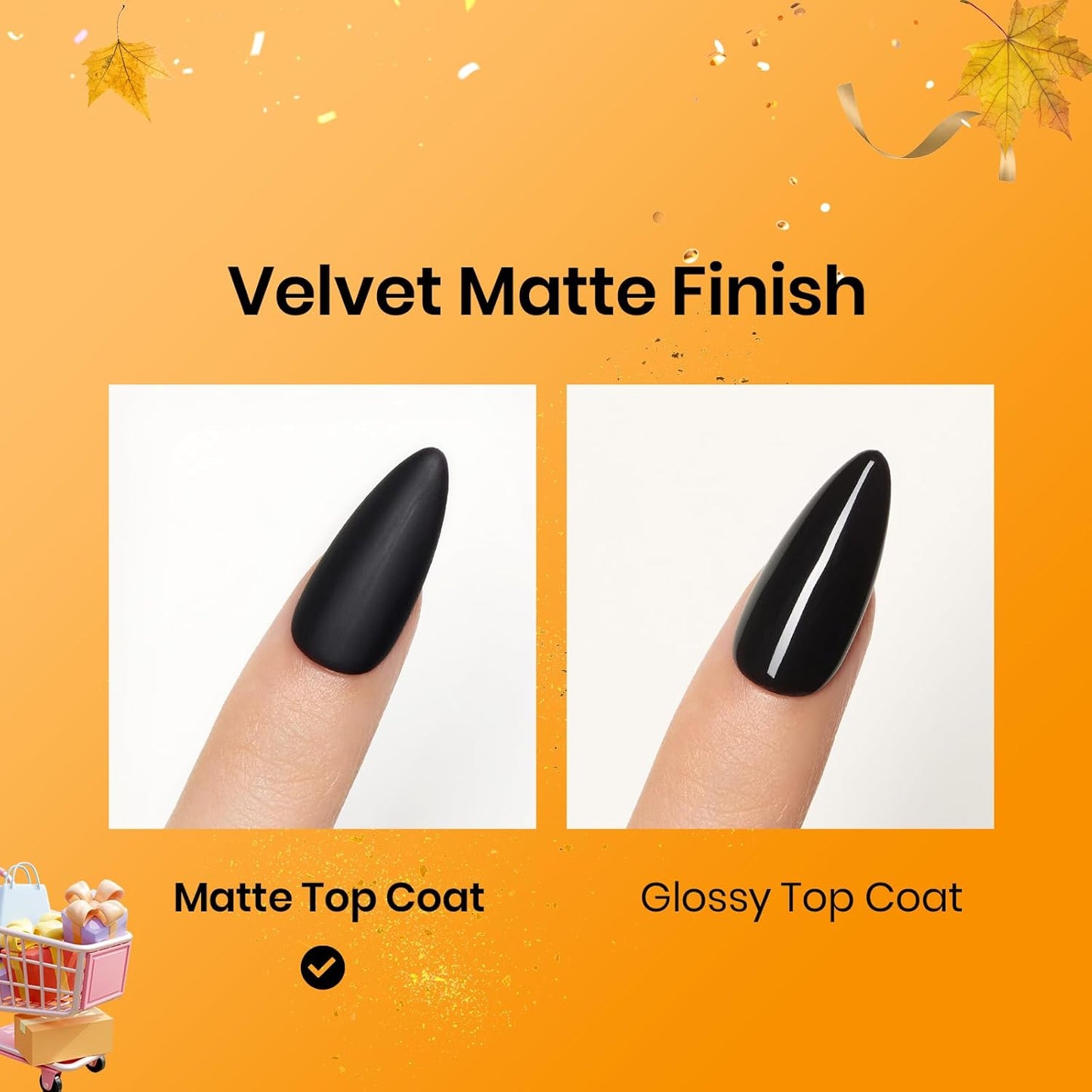 Beetles Matte Gel Top Coat for Gel Nail Polish,15ML Chrome Proof Matte Top Coat No Wipe Powder-Resist Matte Finish for Detail Chrome Powder Painting and Long Lasting Gift Set for Women