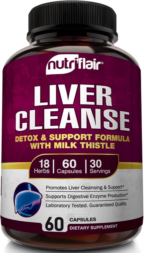 NutriFlair Liver Cleanse Detox & Repair 60 Veggie