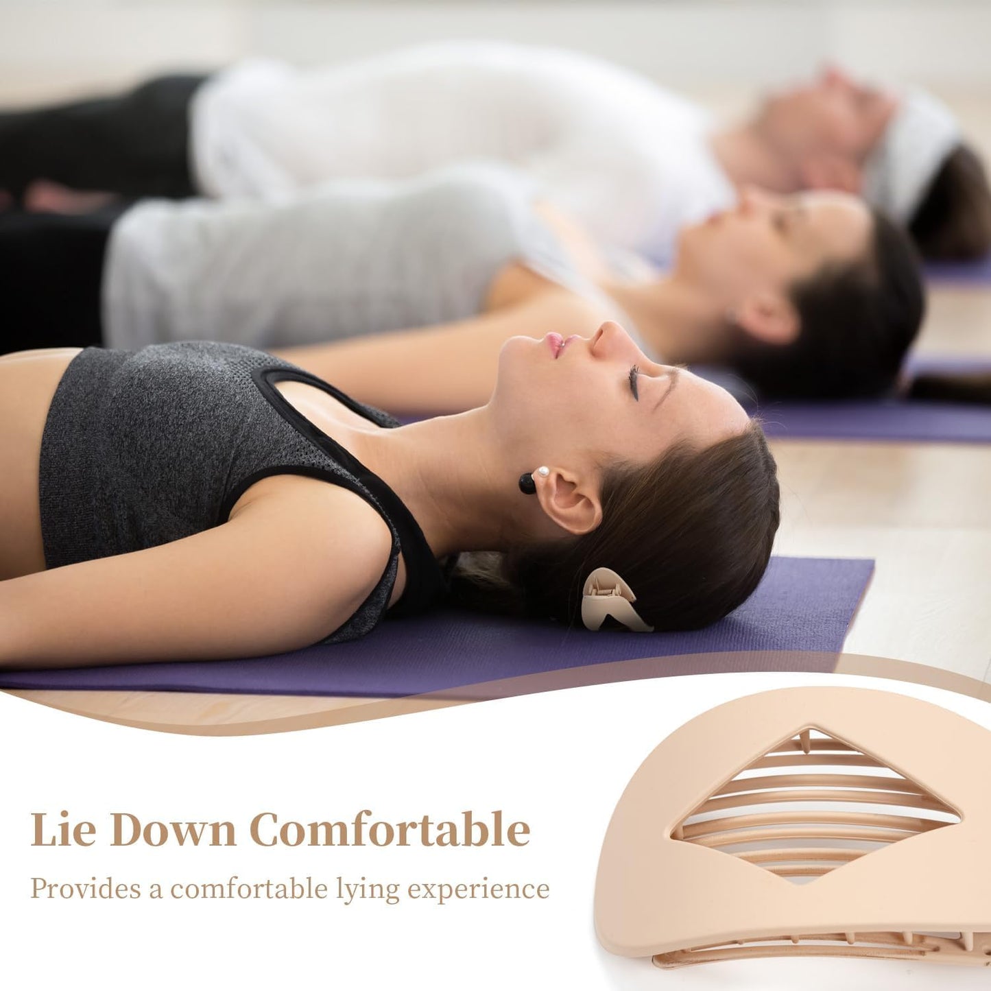 Large Matte Flat Hair Claw Clips for Women, 6 Pcs Non-slip Jaw Clamps, Stylish Matte Hair Accessories for Medium & Thin Hair, Strong Hold Claw Clips for Daily Wear, Shower, Travel