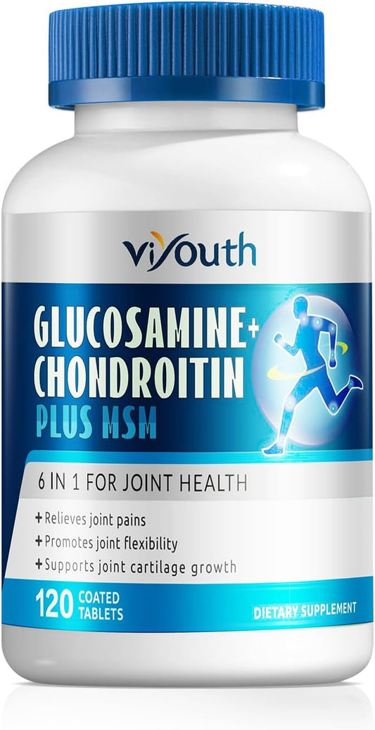 Glucosamine Chondroitin MSM, Glucosamine Sulfate Type 2 Collagen 120 Count