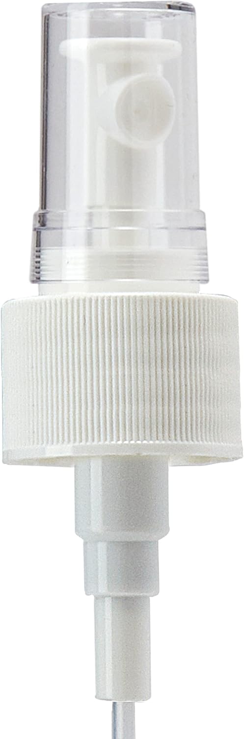Leak Proof Fine Mist Spray Head 1 Pk. Plunger Sprayer Replacement Nozzle for Large Bottles, BPA-free 24/410 Thread Fingertip Pump Mister Top with 9.25 in. Tube for Home, Cleaning, Beauty + Hair Care