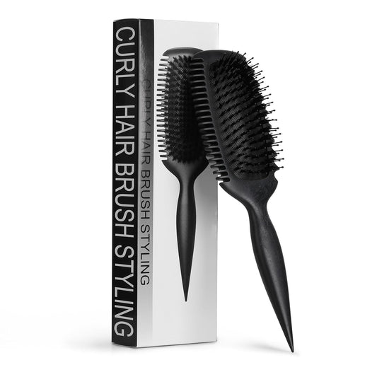 Candy Brush Curl Defining Hair Brush for Effortlessly Detangling Shaping and Styling Curls, Curl Brushes with EdgeLift for All Wet or Dry Hair Types for Women and Girl, Reduce Pulling and Frizzing