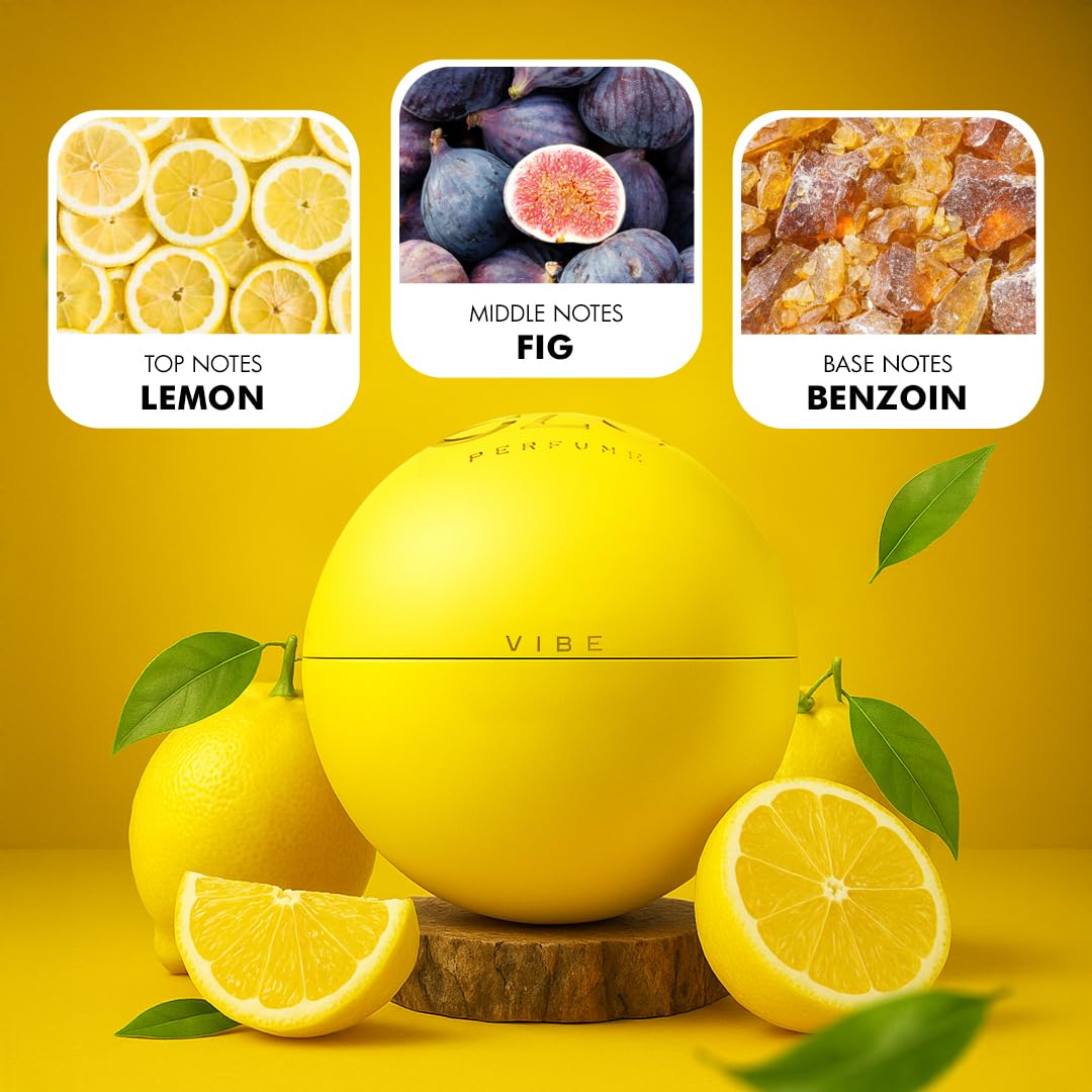 VIBE 75ml EDP Premium Long Lasting Fragrance | Luxury Intense Scent for Unisex | Affordable | Vegan | Cruelty Free | Skin Safe | Travel Friendly Perfume