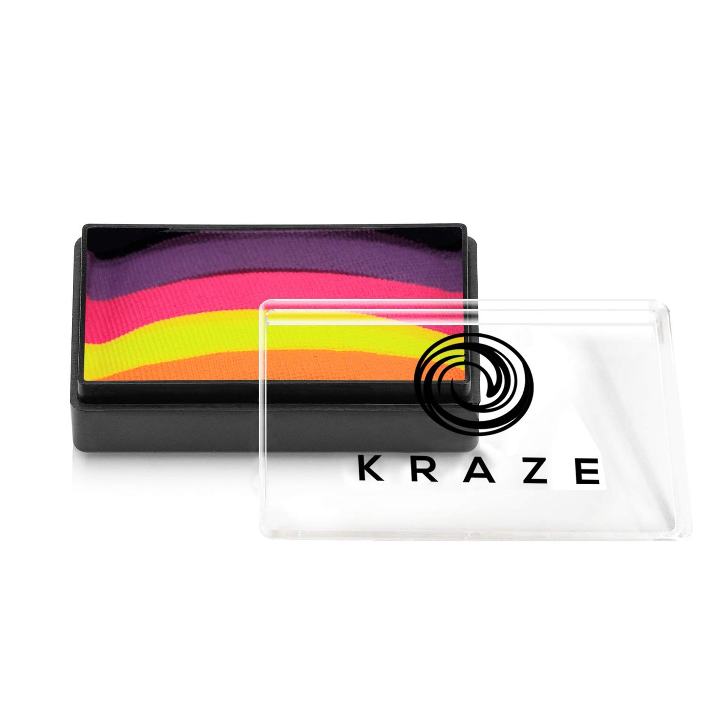 Kraze FX Dome Stroke - Lyric (25 gm), Professional 1-Stroke Split Cake, Hypoallergenic, Non-Toxic, Water Activated Face & Body Painting Makeup Supplies for Sensitive Skin, Kid Safe, Adults