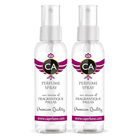 CA Perfume Eco Refill Impression of Bold Numbers Fragrantique Pallas For Women Fragrance Eau de Parfum Spray Refillable Bottle 2 Fl Oz/60ml